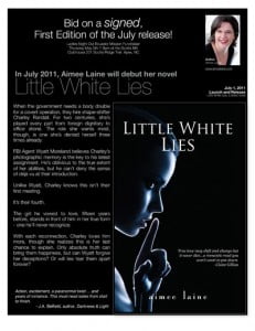 Fundraiser Donation Flyer for Little White Lies